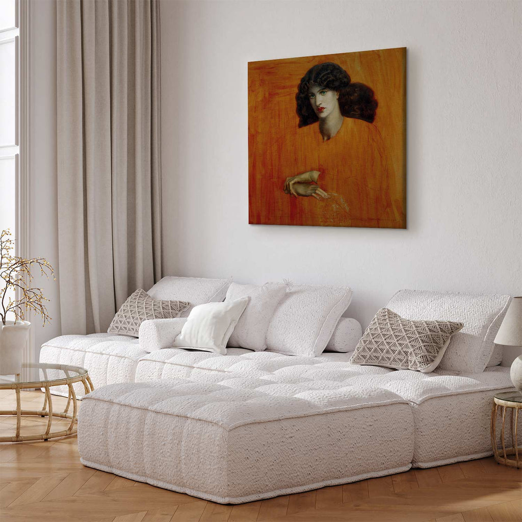 Pre-Raphaelite Portrait Classic Canvas Print