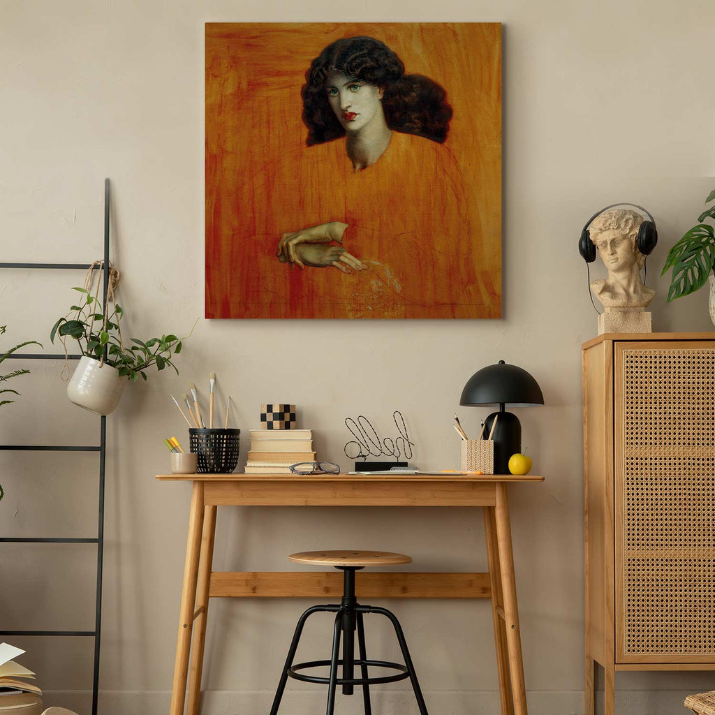 Pre-Raphaelite Portrait Classic Canvas Print