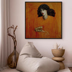 Pre-Raphaelite Portrait Classic Canvas Print