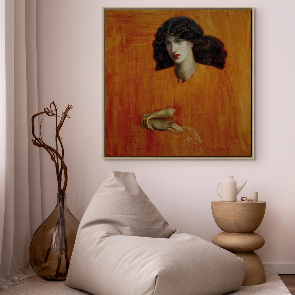 Pre-Raphaelite Portrait Classic Canvas Print