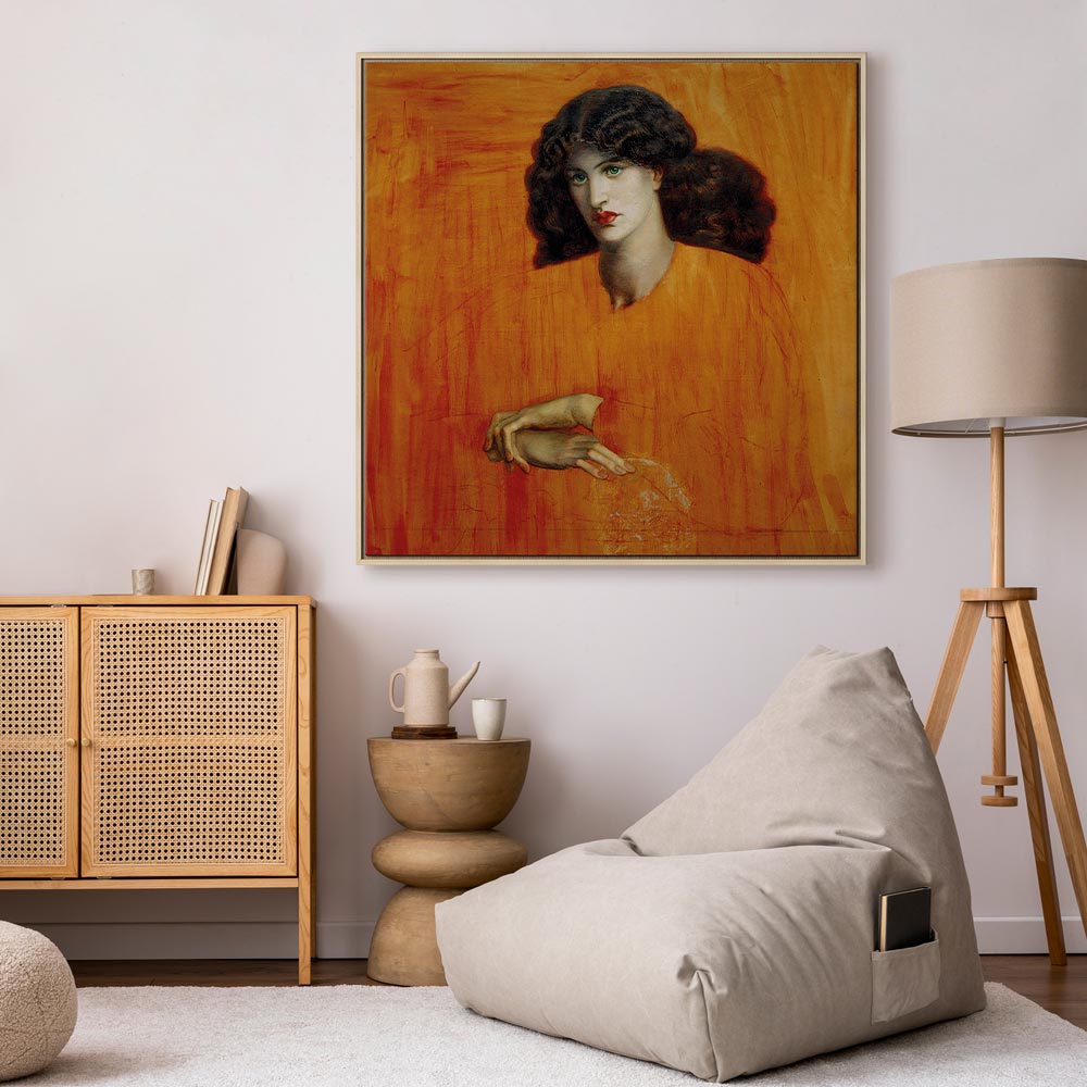 Pre-Raphaelite Portrait Classic Canvas Print