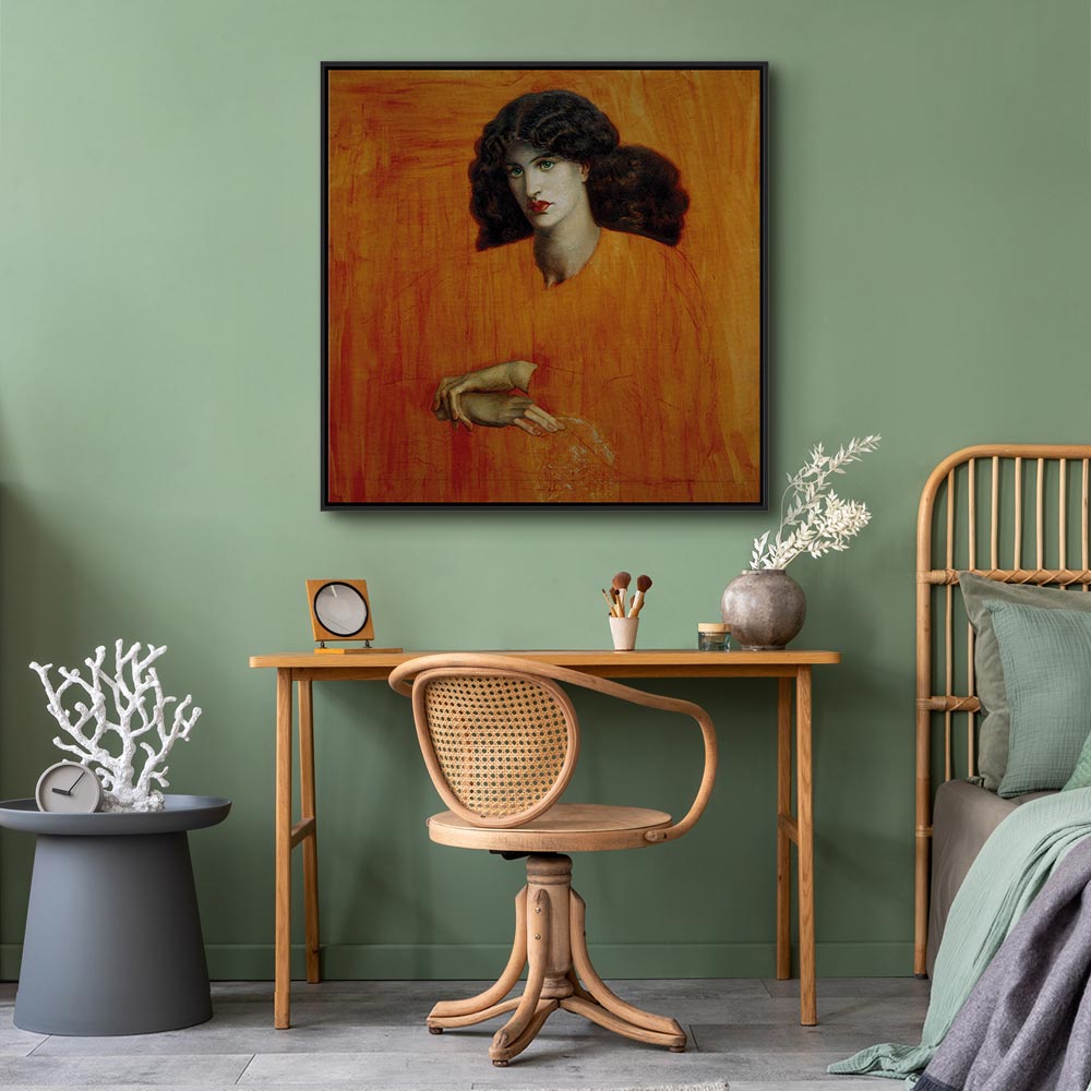 Pre-Raphaelite Portrait Classic Canvas Print