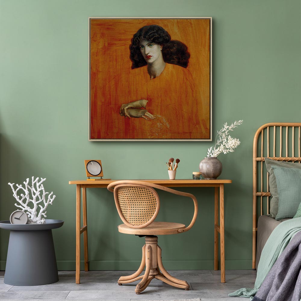 Pre-Raphaelite Portrait Classic Canvas Print