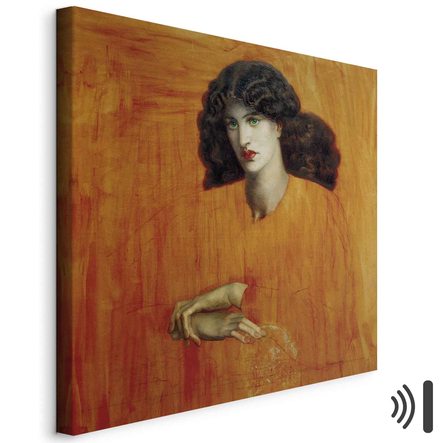 Pre-Raphaelite Portrait Classic Canvas Print