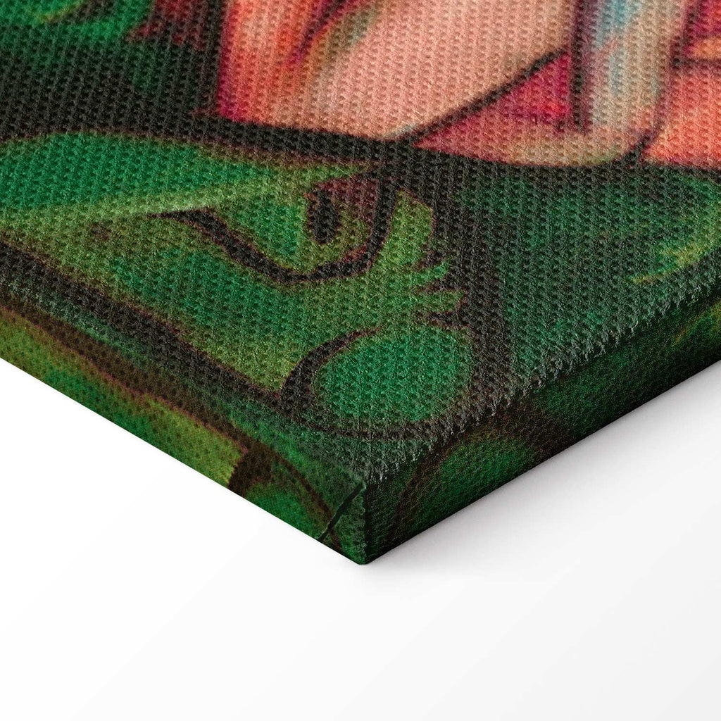 Waterfall Women Expressionist Canvas Print