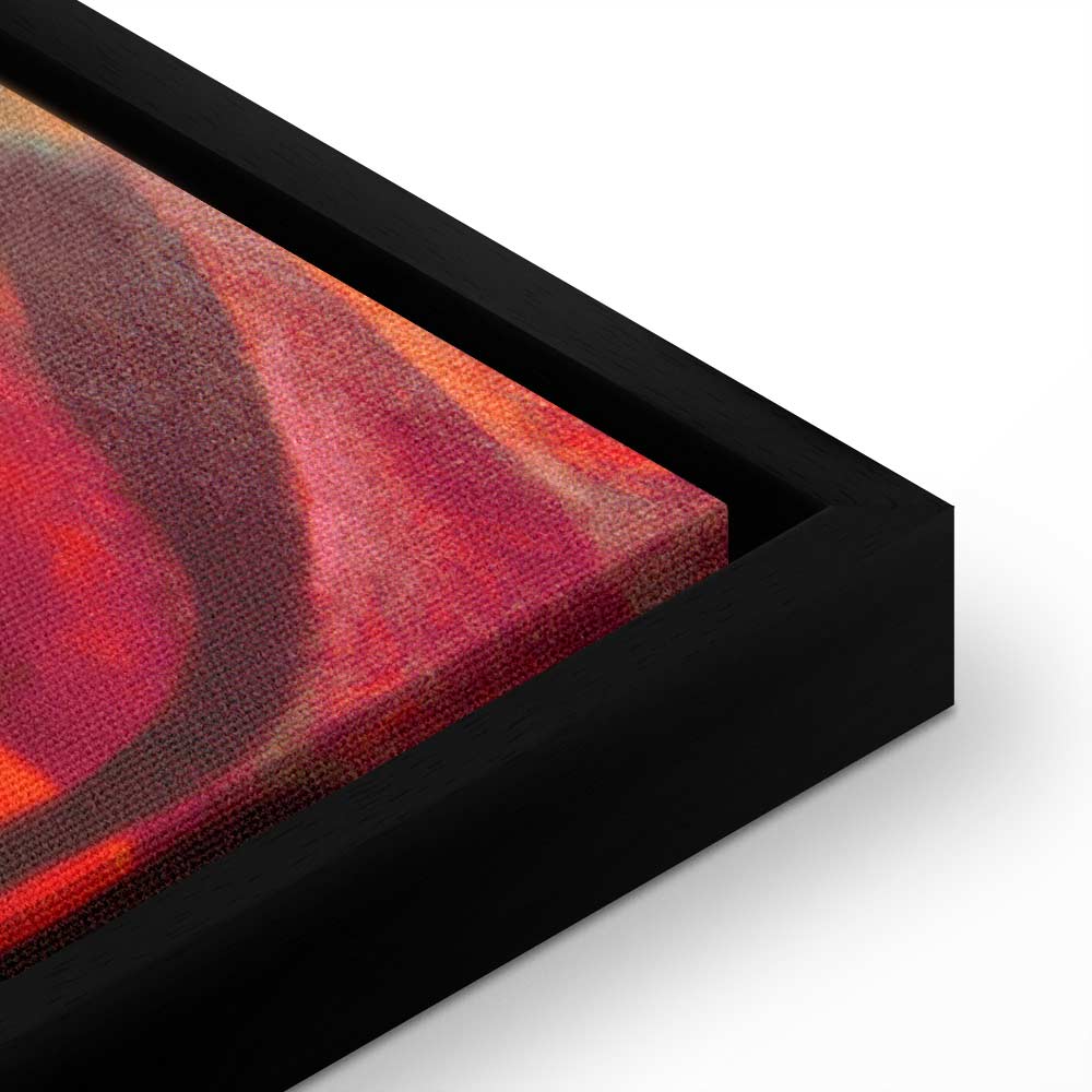 Waterfall Women Expressionist Canvas Print