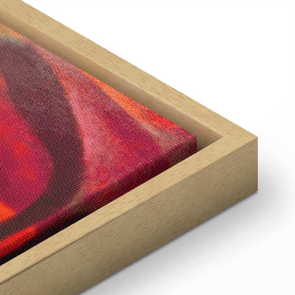 Waterfall Women Expressionist Canvas Print