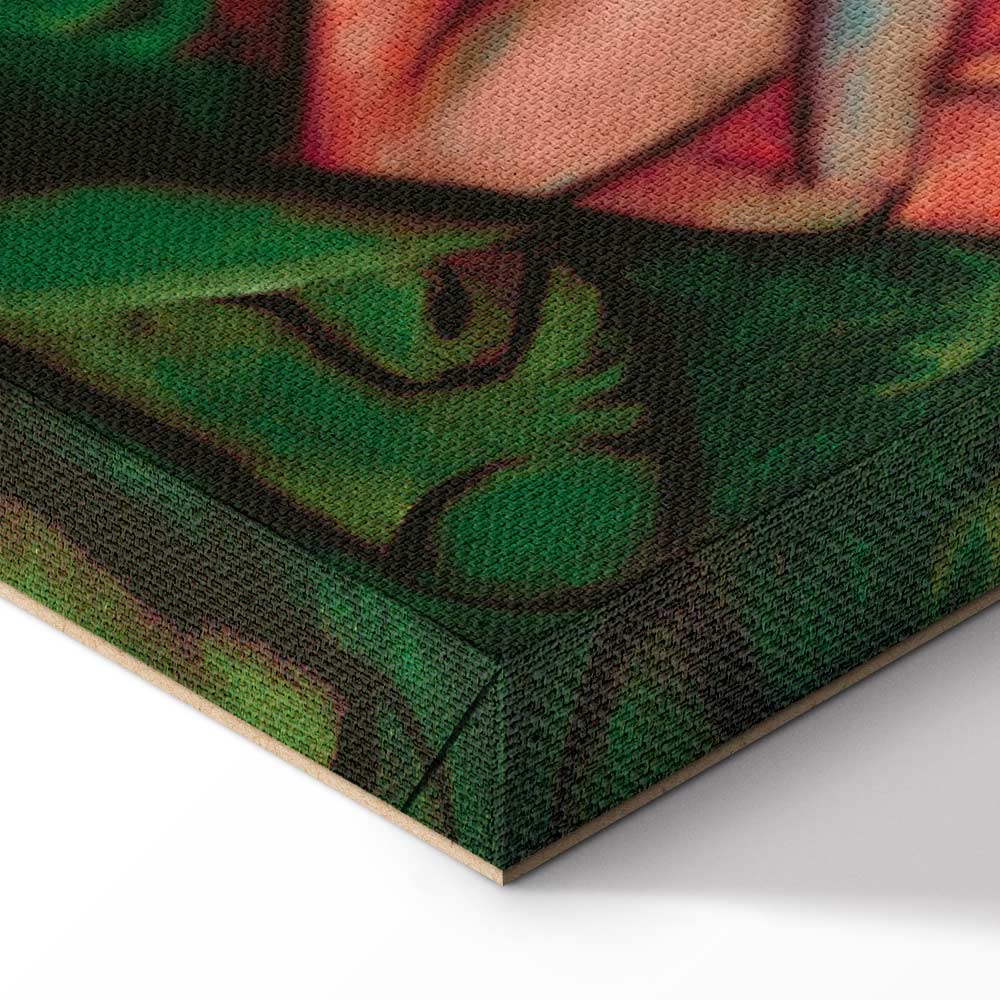 Waterfall Women Expressionist Canvas Print