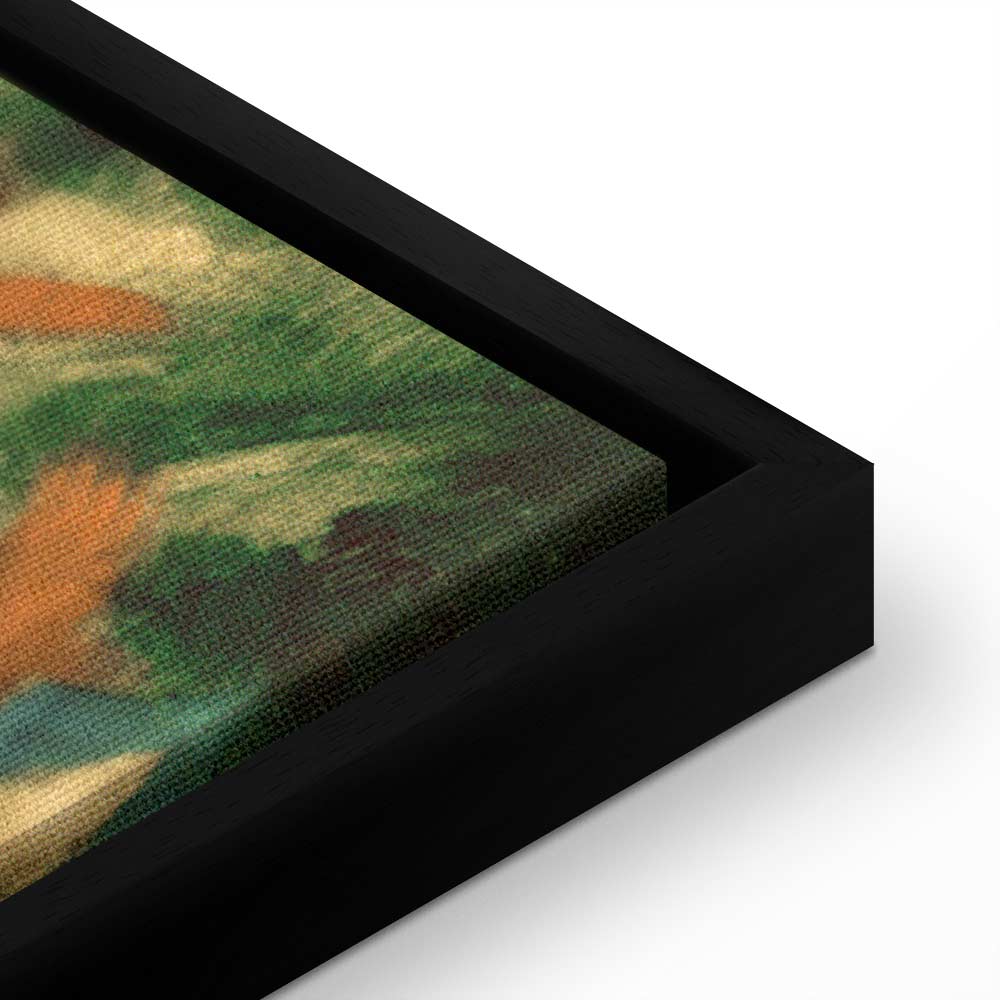 Lady in Green Jacket Classic Canvas Print