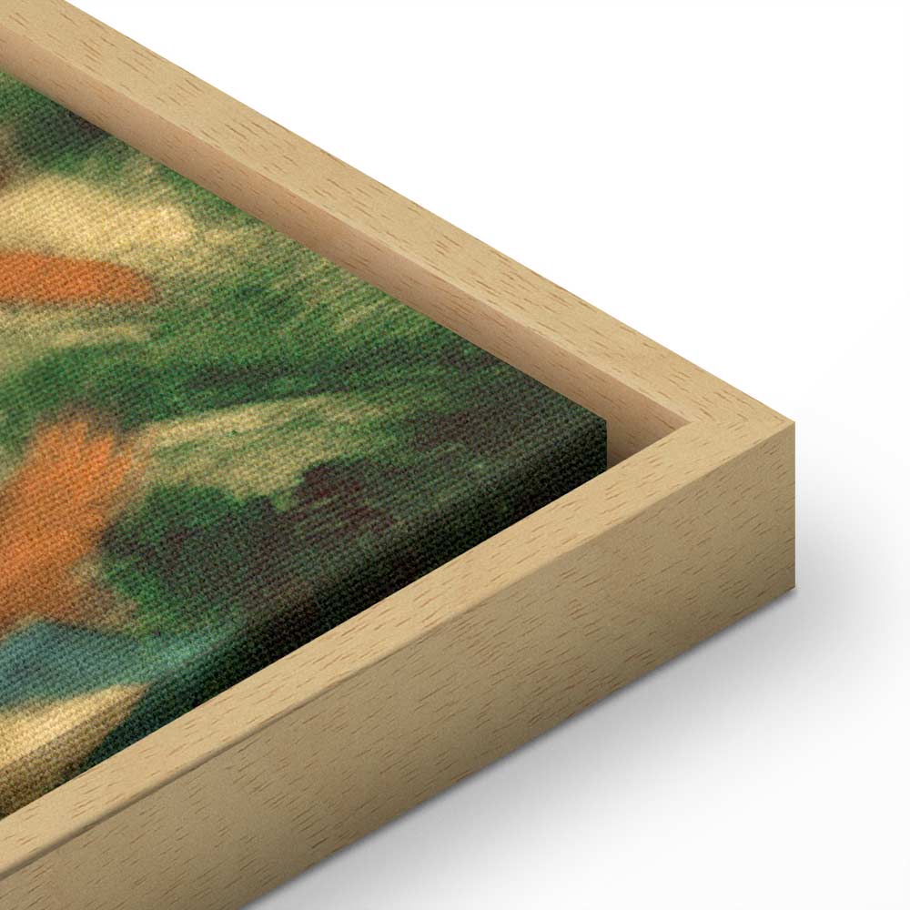 Lady in Green Jacket Classic Canvas Print