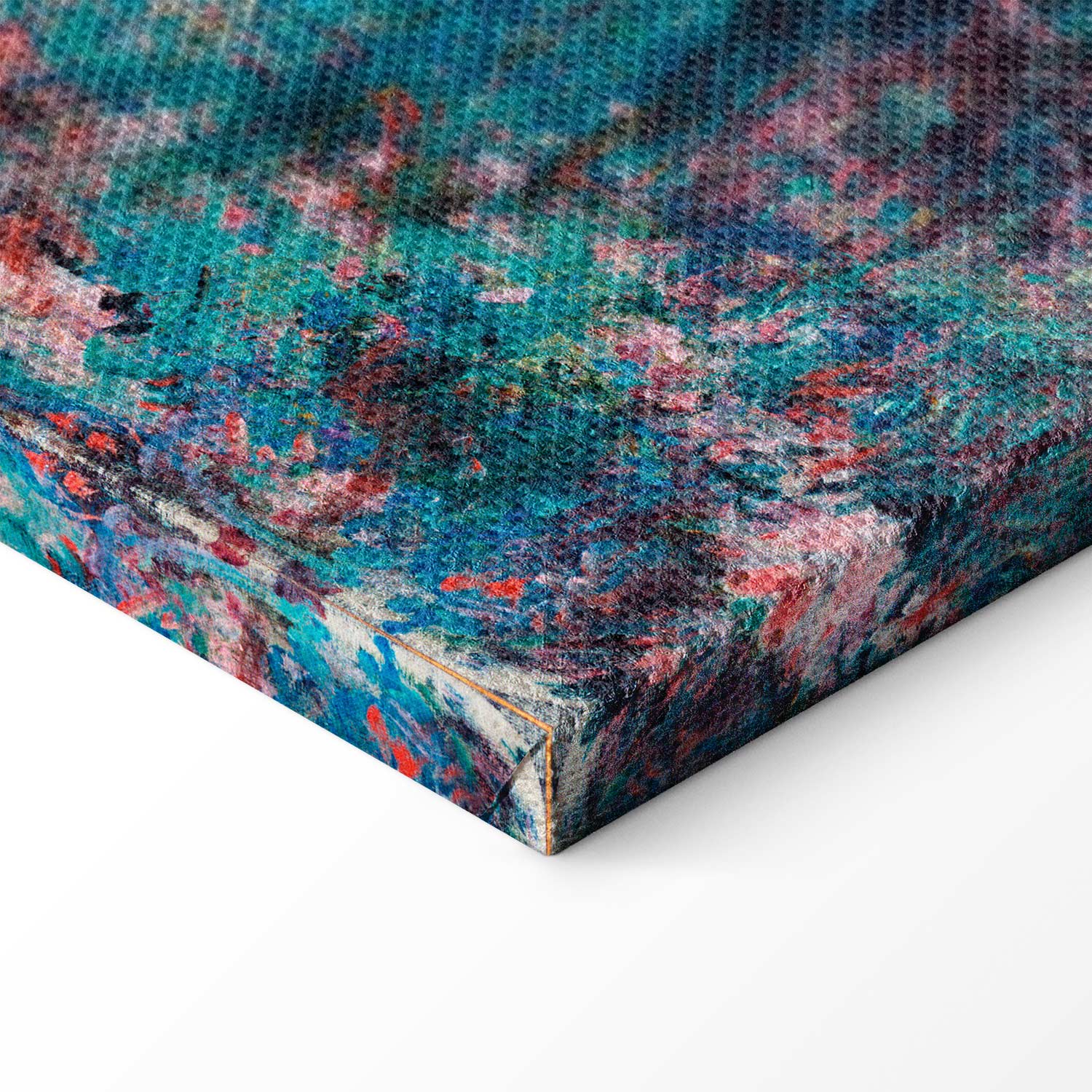 Monet Rose Garden House Classic Canvas Print