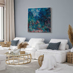 Monet Rose Garden House Classic Canvas Print