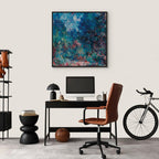 Monet Rose Garden House Classic Canvas Print