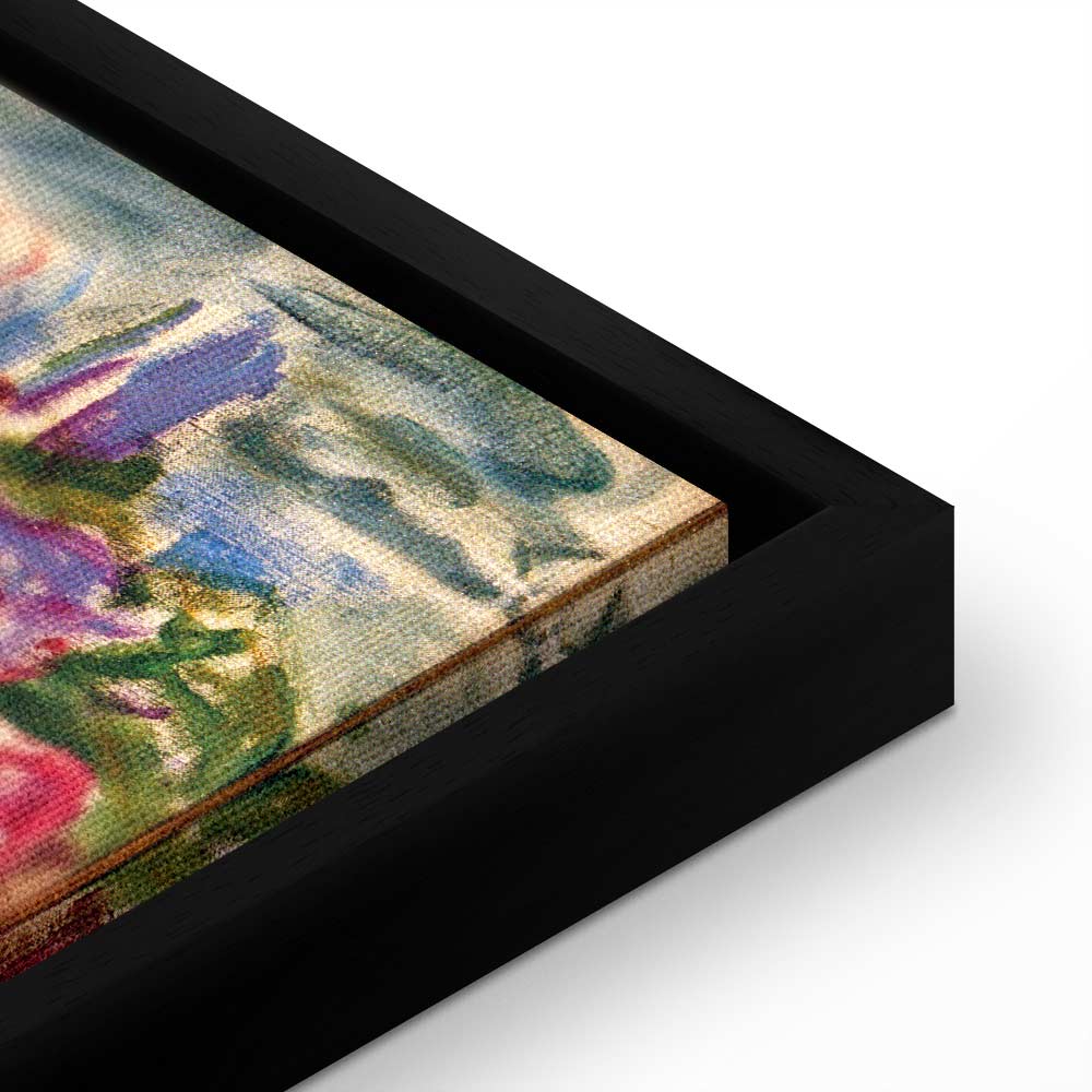 Monet House in Roses Classic Canvas Print