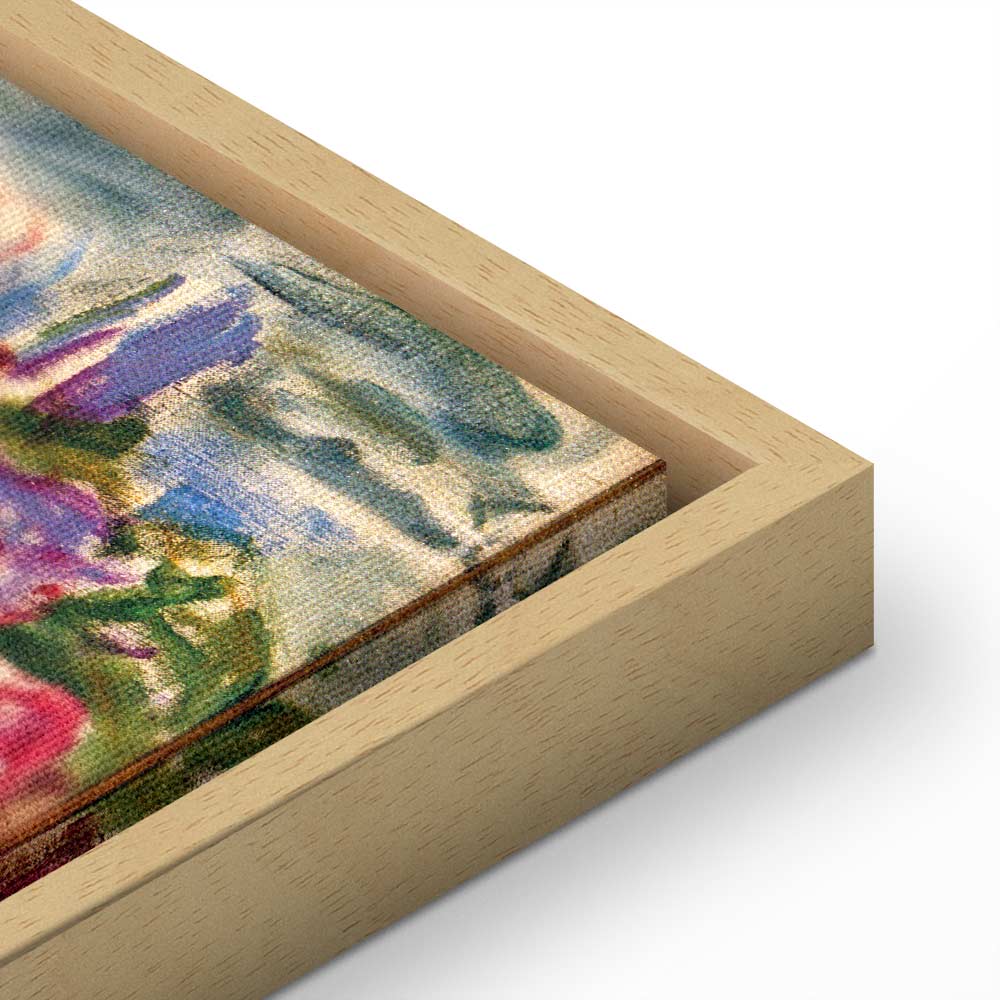 Monet House in Roses Classic Canvas Print