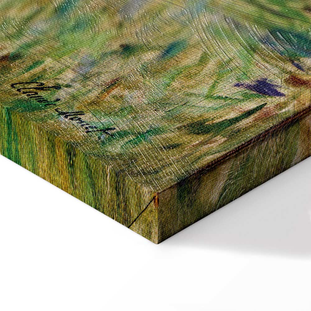 Monet House in Roses Classic Canvas Print