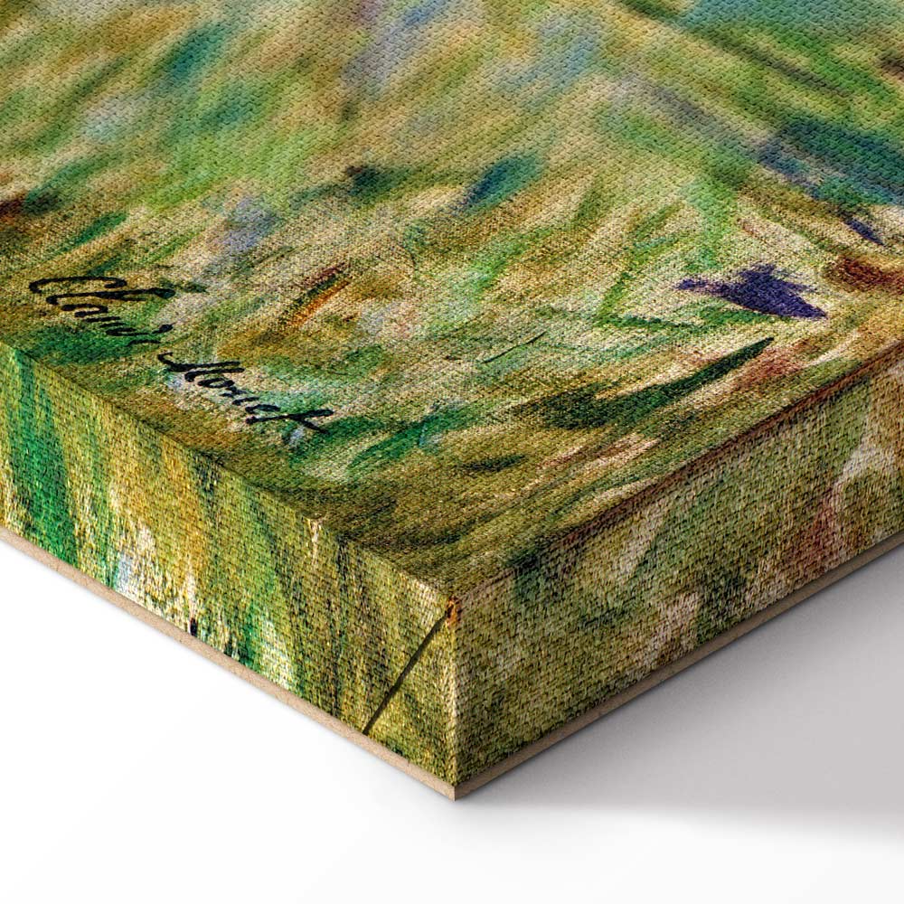 Monet House in Roses Classic Canvas Print