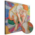 Franz Marc Nude with Cat Classic Canvas Print