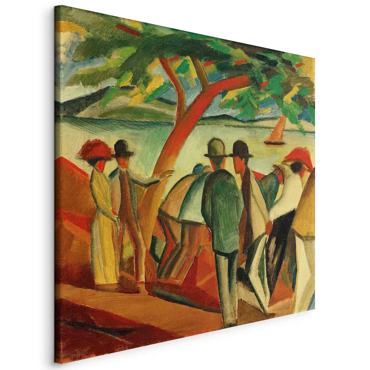 Lakeside Strollers Classic Canvas Print