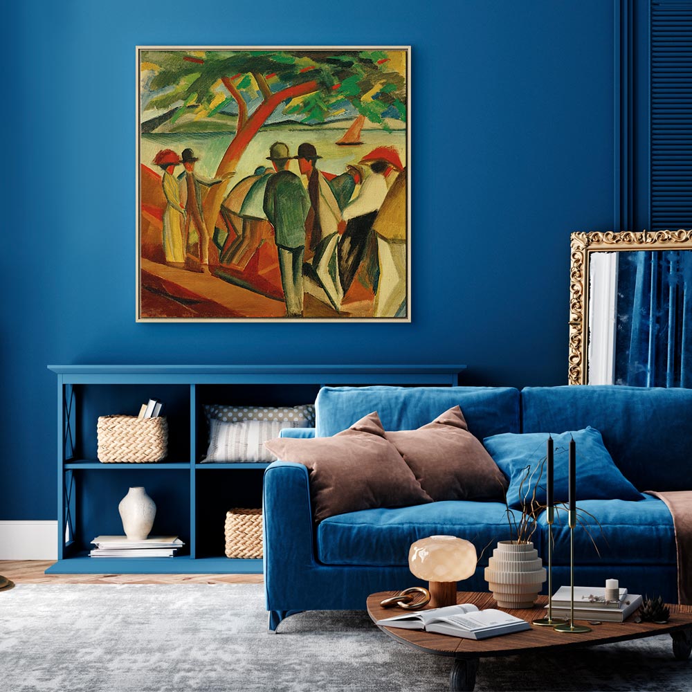 Lakeside Strollers Classic Canvas Print