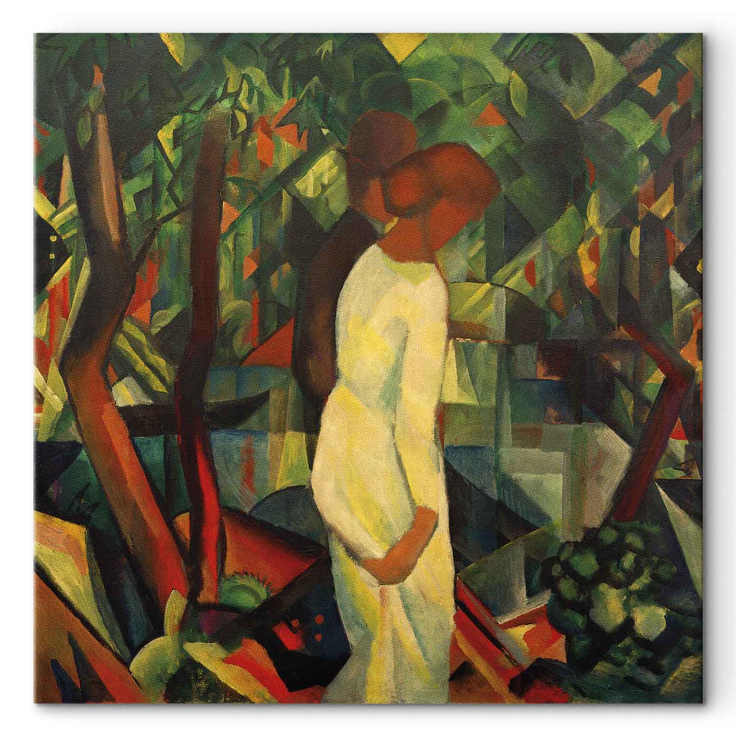 Romantic Forest Couple Classic Canvas Print