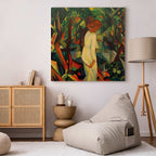 Romantic Forest Couple Classic Canvas Print