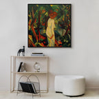 Romantic Forest Couple Classic Canvas Print