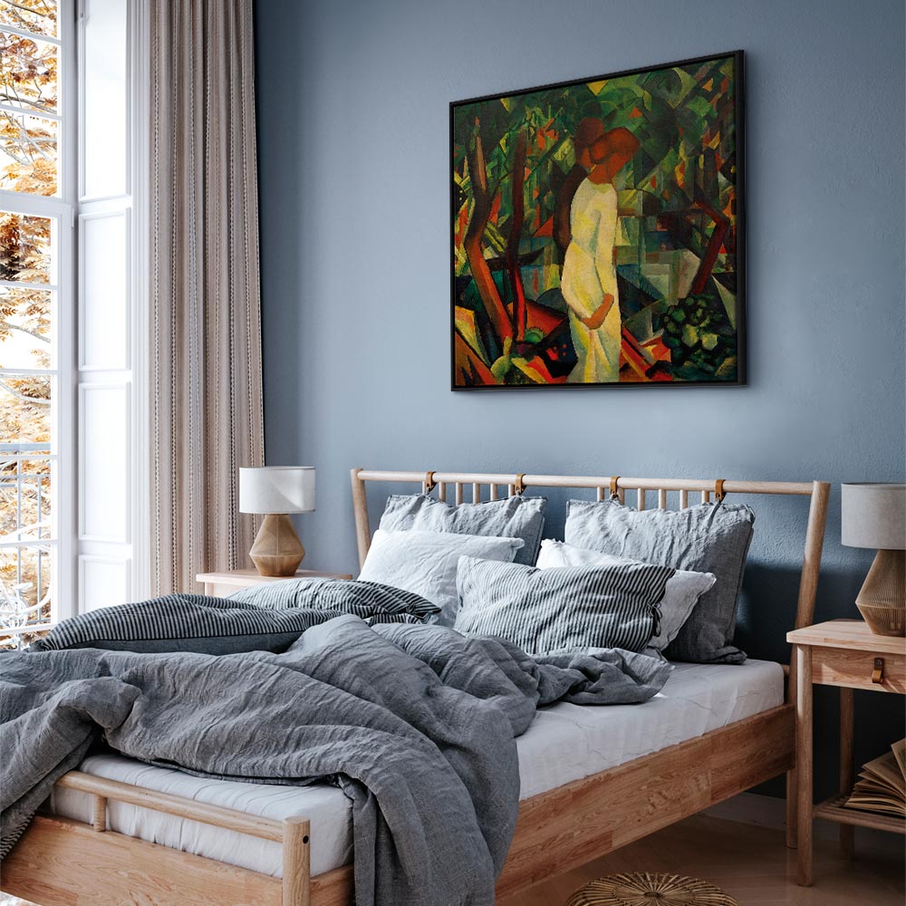 Romantic Forest Couple Classic Canvas Print