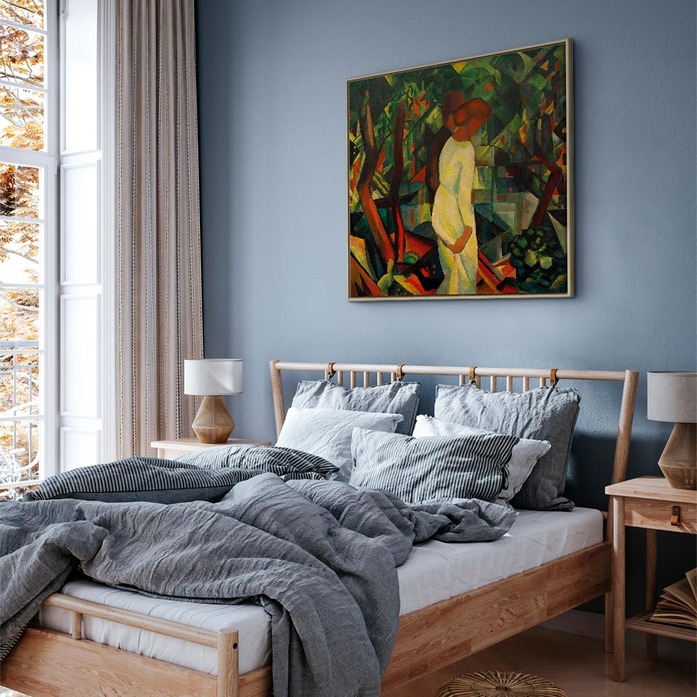 Romantic Forest Couple Classic Canvas Print