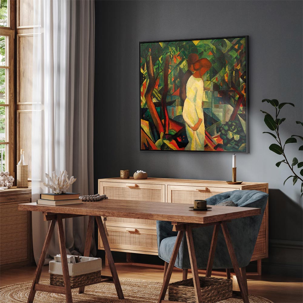 Romantic Forest Couple Classic Canvas Print