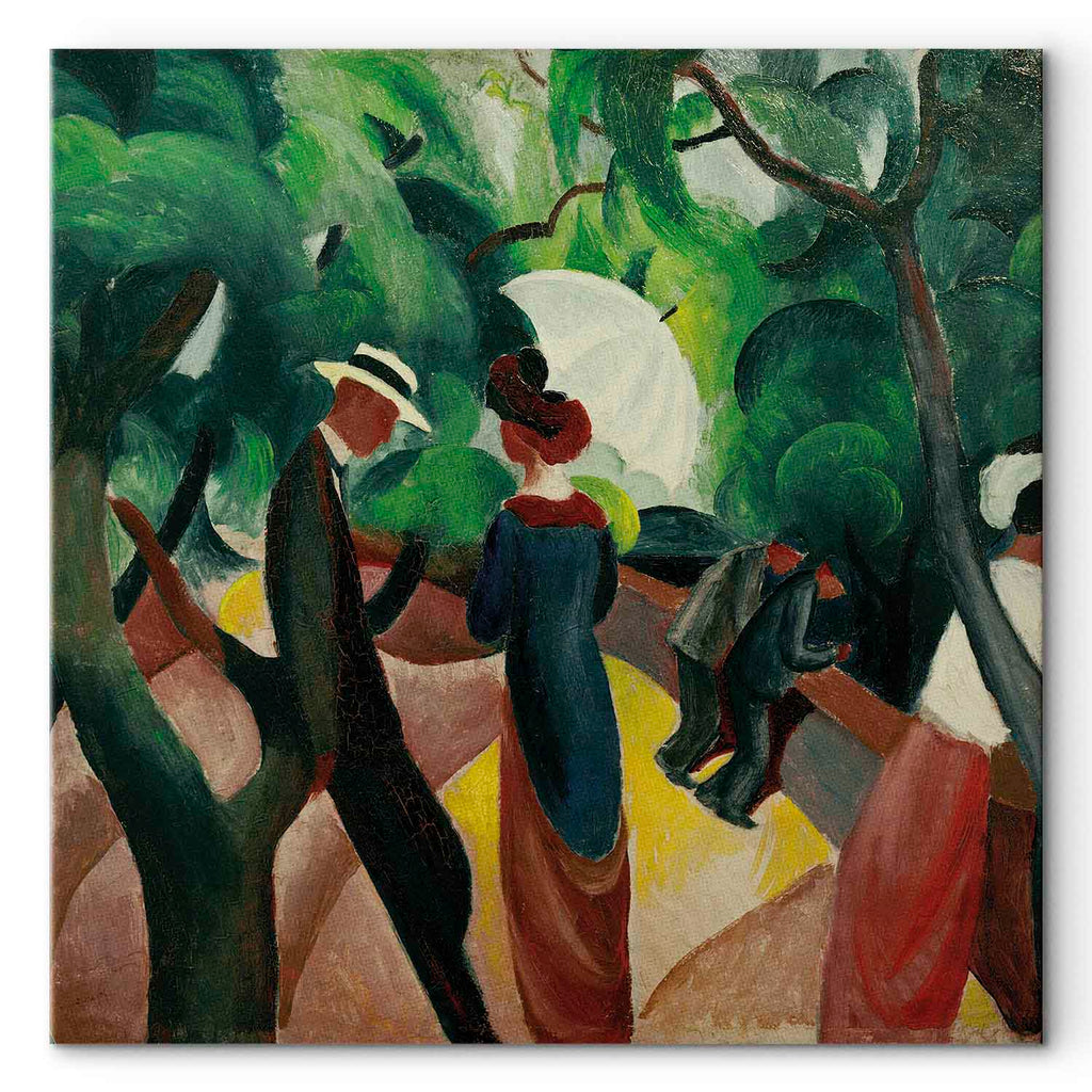 August Macke Promenade Classic Canvas Print