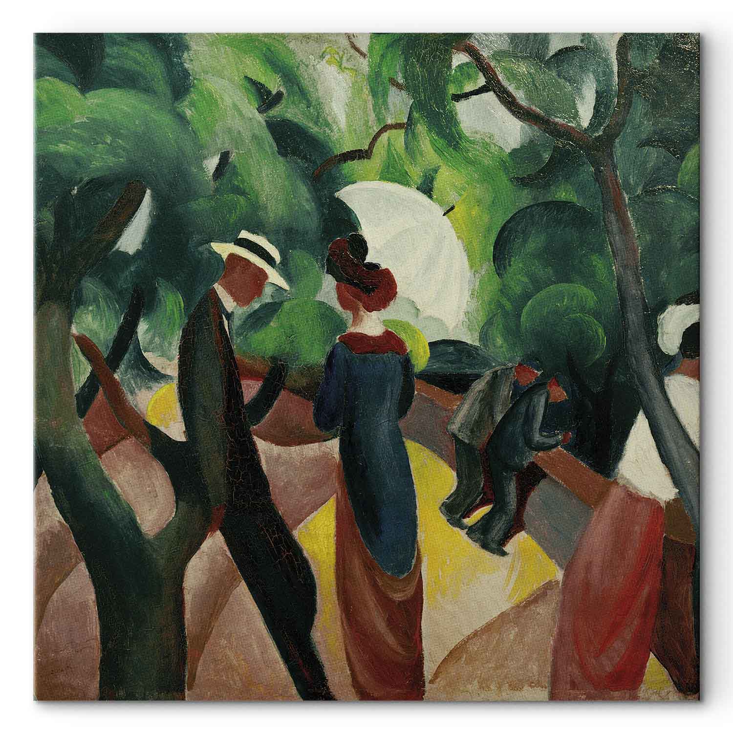 August Macke Promenade Classic Canvas Print