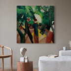 August Macke Promenade Classic Canvas Print