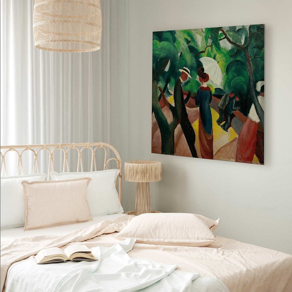 August Macke Promenade Classic Canvas Print