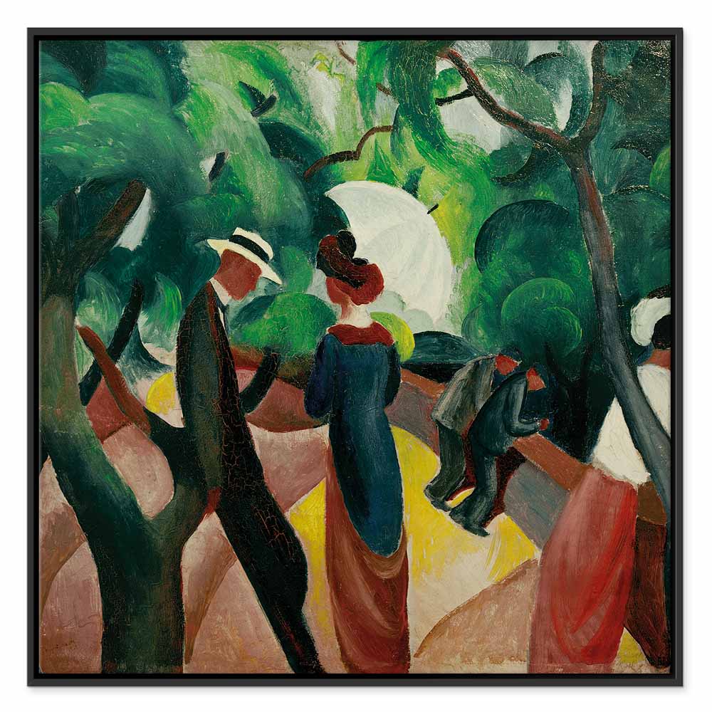 August Macke Promenade Classic Canvas Print