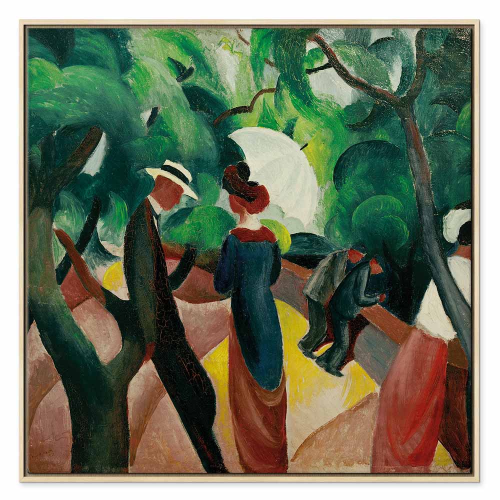 August Macke Promenade Classic Canvas Print