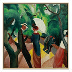 August Macke Promenade Classic Canvas Print