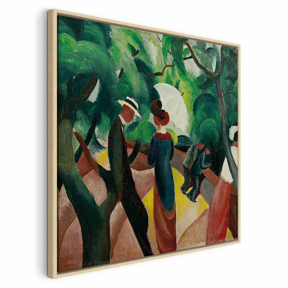 August Macke Promenade Classic Canvas Print