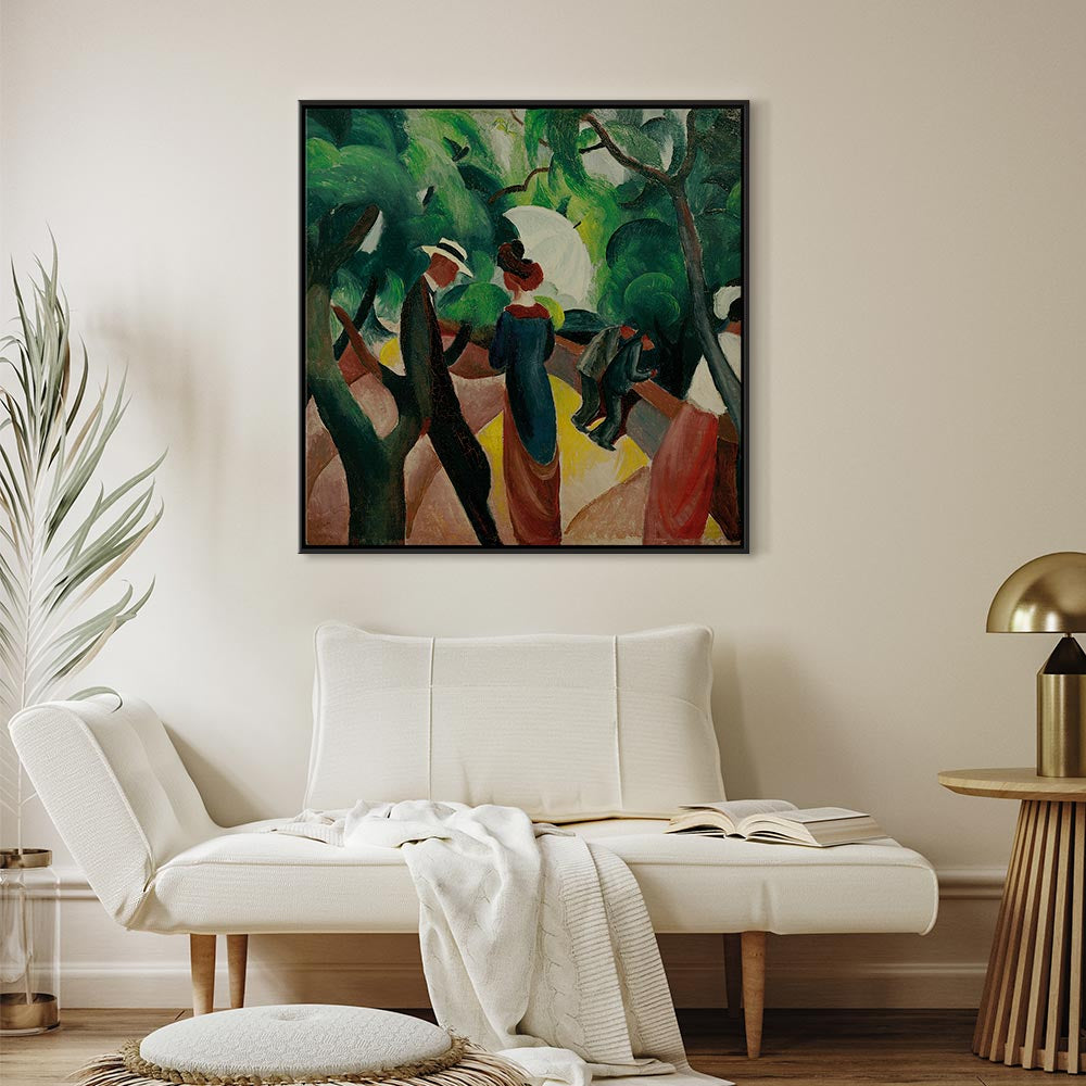 August Macke Promenade Classic Canvas Print