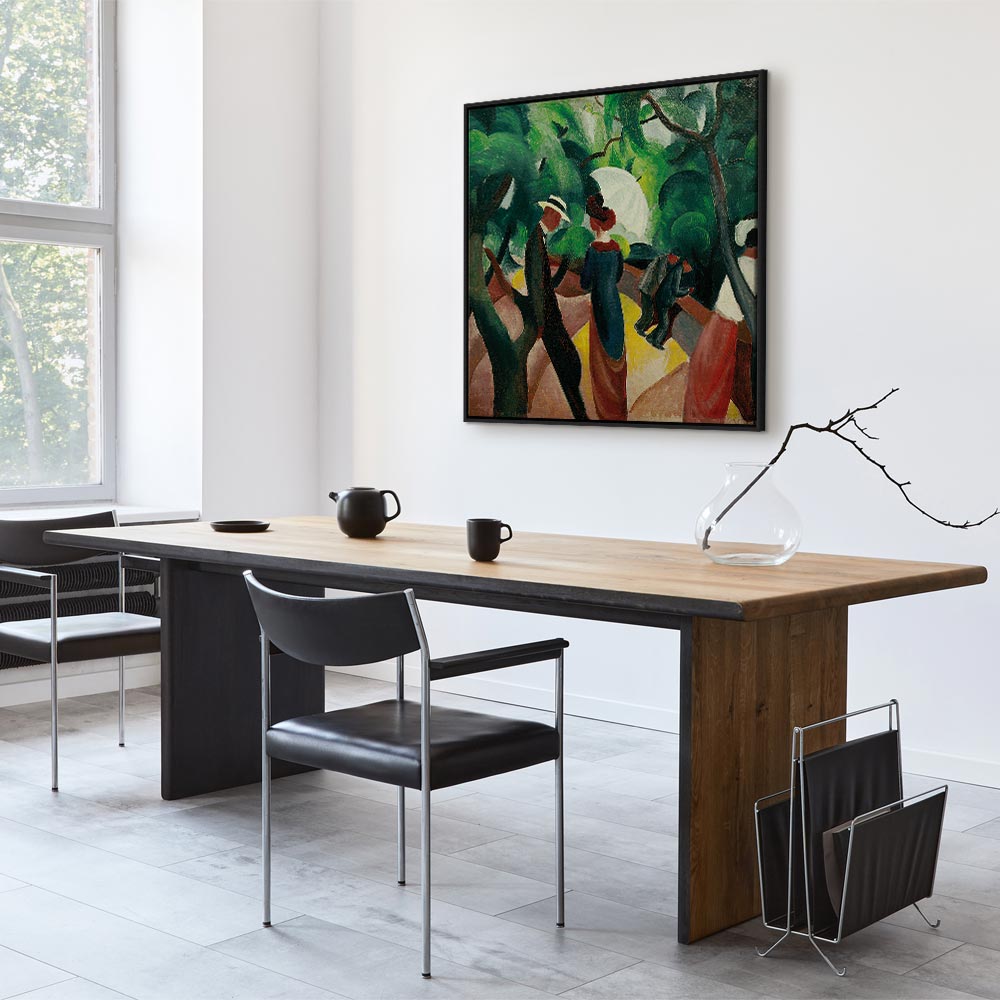 August Macke Promenade Classic Canvas Print