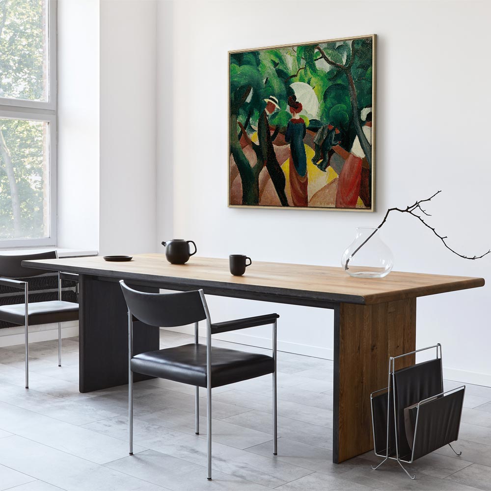 August Macke Promenade Classic Canvas Print