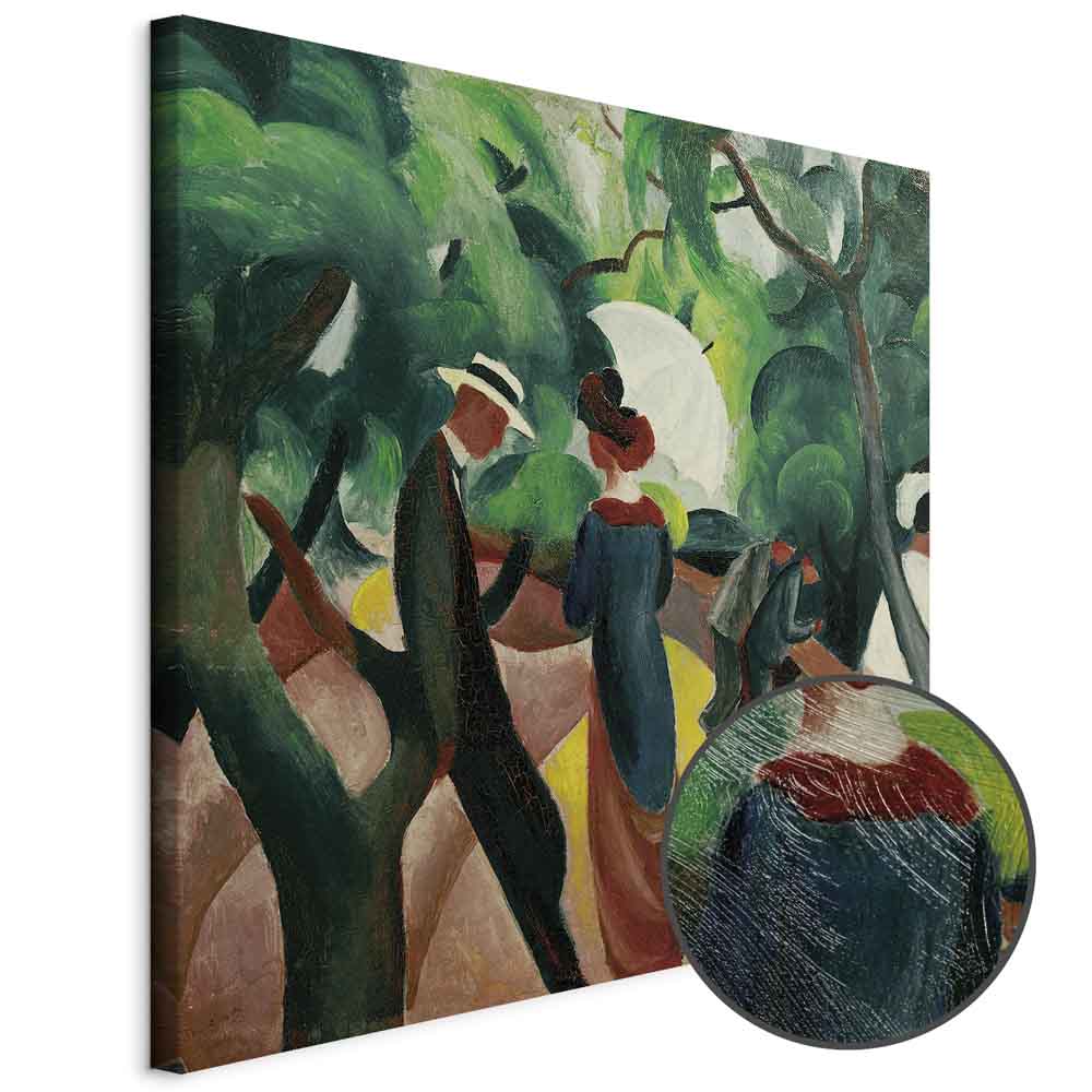 August Macke Promenade Classic Canvas Print
