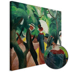 August Macke Promenade Classic Canvas Print