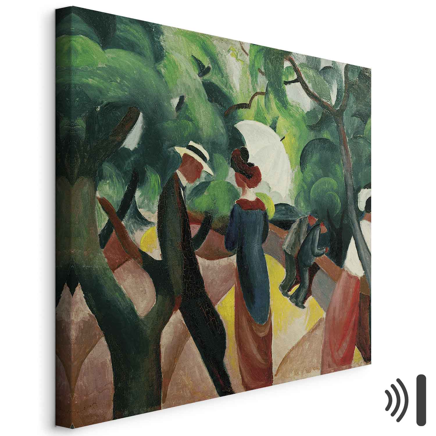 August Macke Promenade Classic Canvas Print