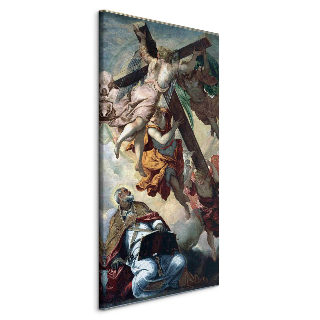 Leinwanddruck: Die Erscheinung des Kreuzes vor dem heiligen Petrus von Tintoretto