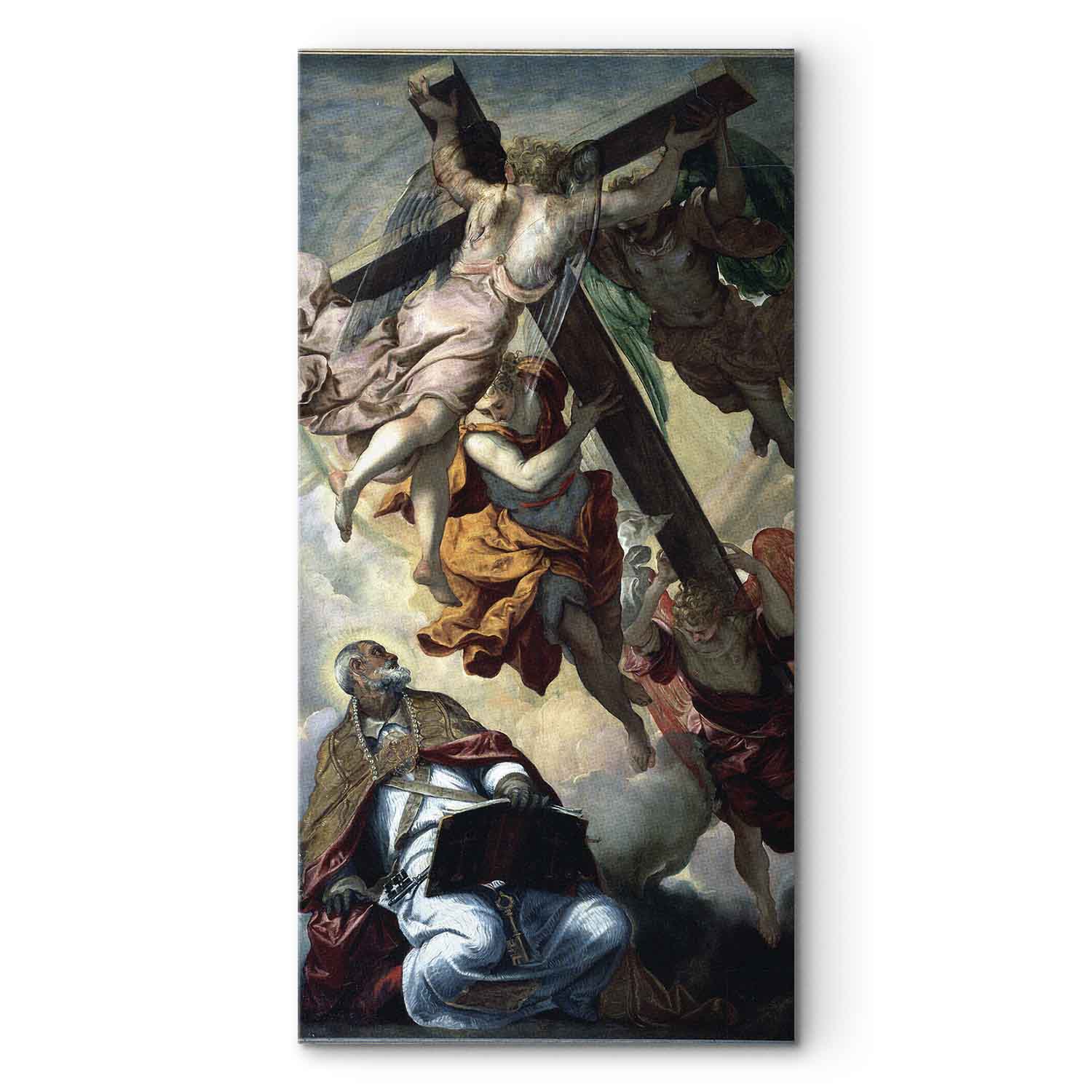 Tintoretto Apparition of the Cross Canvas Print