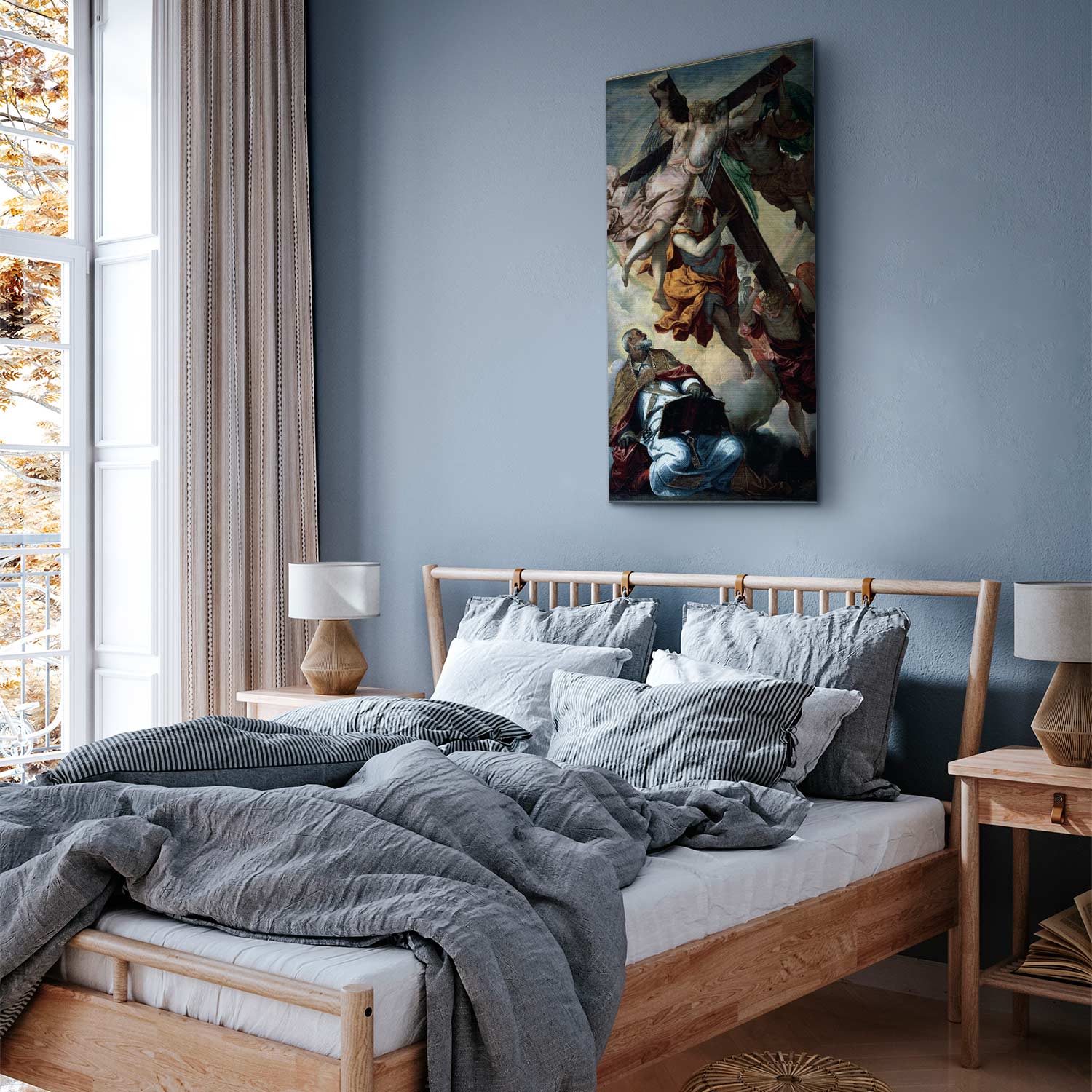 Tintoretto Apparition of the Cross Canvas Print