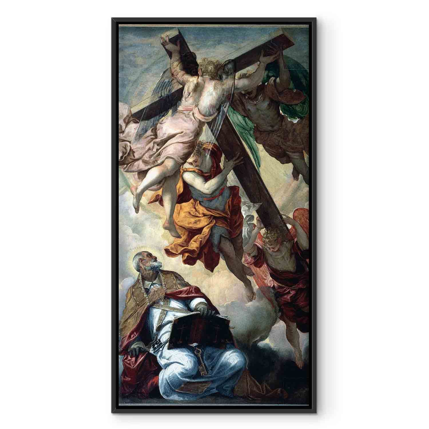 Tintoretto Apparition of the Cross Canvas Print