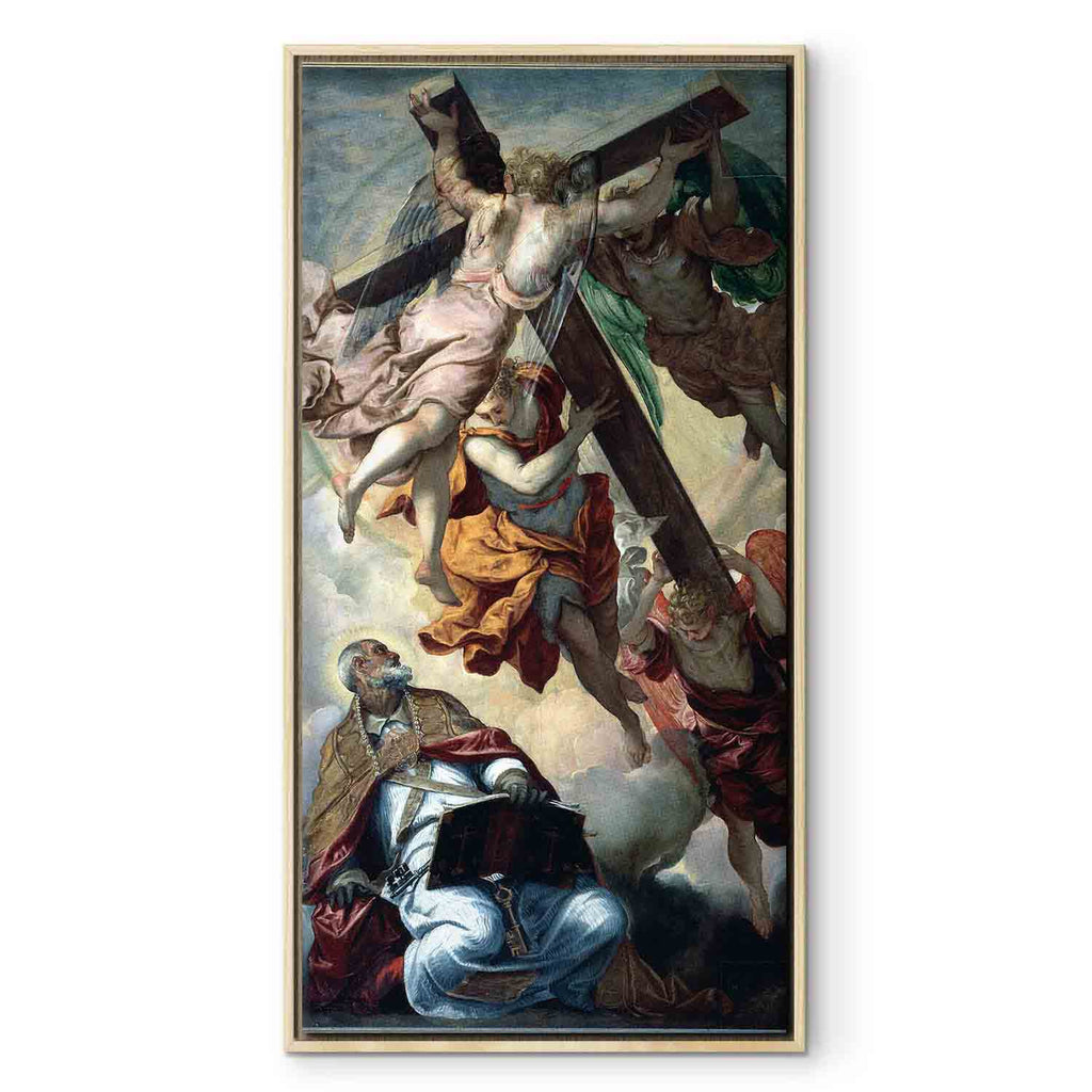 Tintoretto Apparition of the Cross Canvas Print