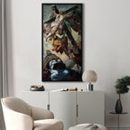 Leinwanddruck: Die Erscheinung des Kreuzes vor dem heiligen Petrus von Tintoretto